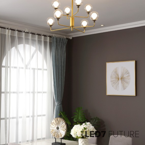 Loft Industry Modern - Bubbles Mody Chandelier